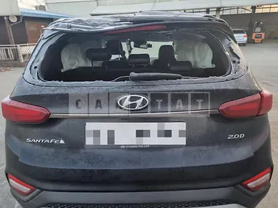Photo 1 of 15: 2018 Hyundai Santa Fe, VIN KMHS281BBKU023902 — Korean insurance auction