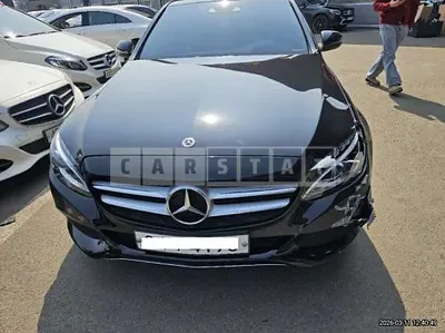 Photo 1 of 9: 2018 Mercedes-Benz C 200, VIN WDDWF4CB9JF657624 — Korean insurance auction