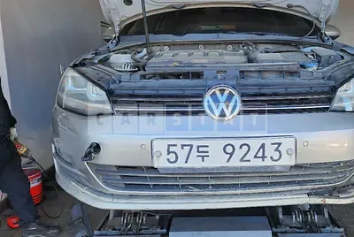 Photo 1 of 11: 2015 Volkswagen Golf 2.0 TDI, VIN WVWZZZAUZFW331592 — Korean insurance auction