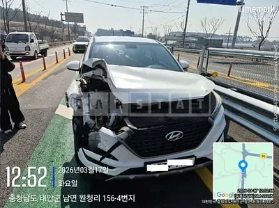 Photo 1 of 13: 2017 Hyundai Tucson, VIN KMHJ2815GHU327629 — Korean insurance auction