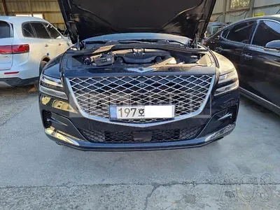 Photo 1 of 26: 2022 Genesis GV80, VIN KMTHC81CDNU104307 — Korean insurance auction