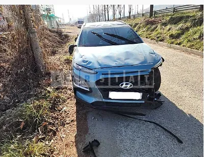 Photo 1 of 37: 2018 Hyundai Kona, VIN KMHK4815GJU008586 — Korean insurance auction