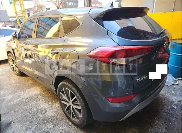 Photo 2 of 14: 2017 Hyundai Tucson, VIN KMHJ281ABHU367280 — Korean insurance auction