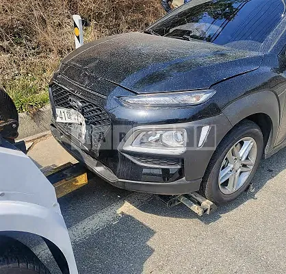 Photo 2 of 8: 2018 Hyundai Kona, VIN KMHK4815GJU035954 — Korean insurance auction