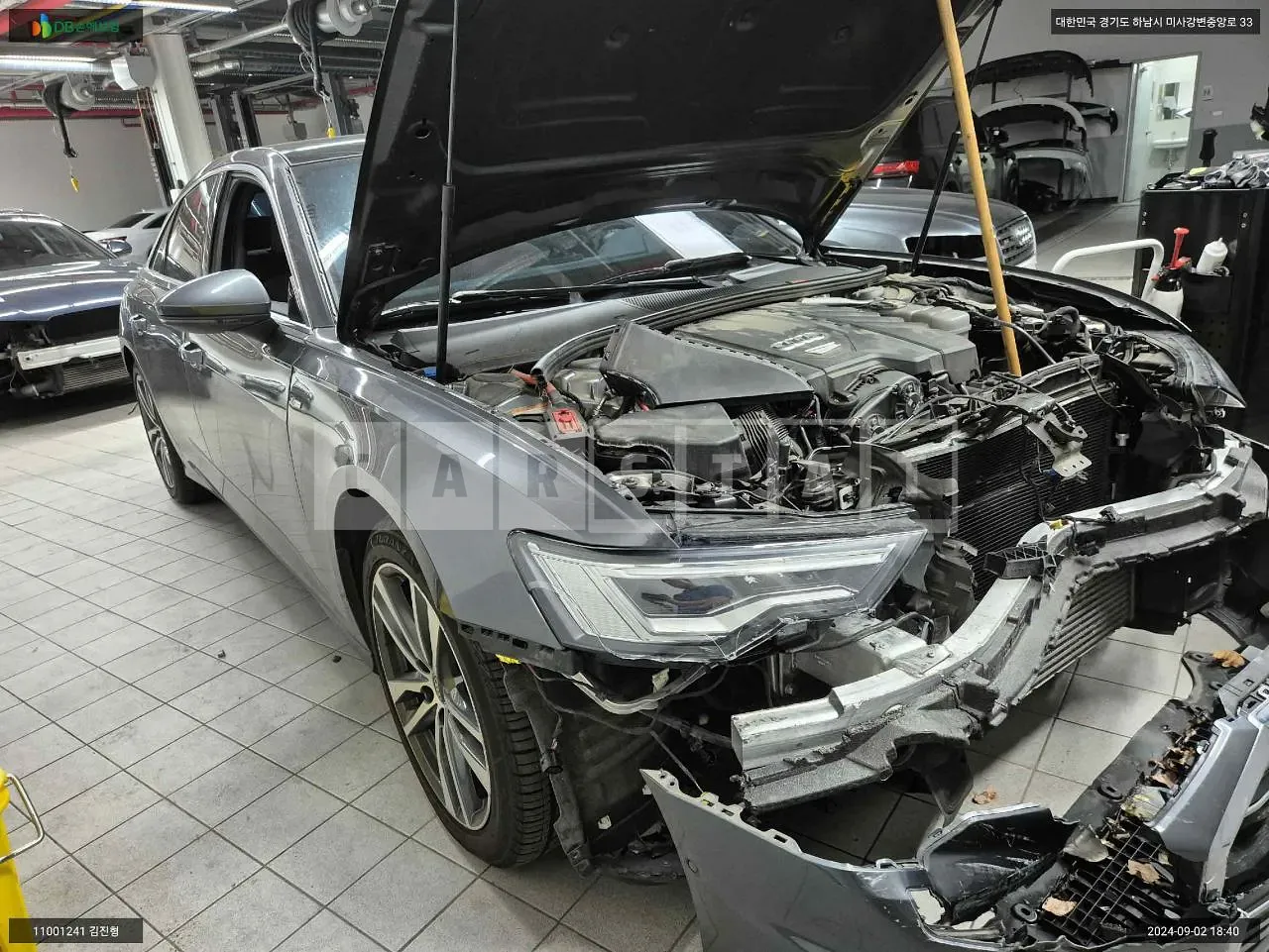 Photo 2 of 17: 2022 Audi A6 45 TFSI quattro, VIN WAUZZZF25NN036610 — Korean insurance auction