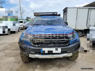 Photo 1 of 19: 2022 Ford Ranger Raptor, VIN 6FPPXXMJ2NME60295 — Korean insurance auction