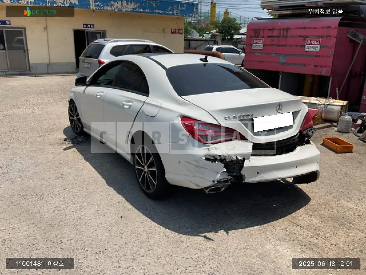 Photo 2 of 9: 2016 Mercedes-Benz CLA200 d, VIN WDDSJ0JB4GN343239 — Korean insurance auction