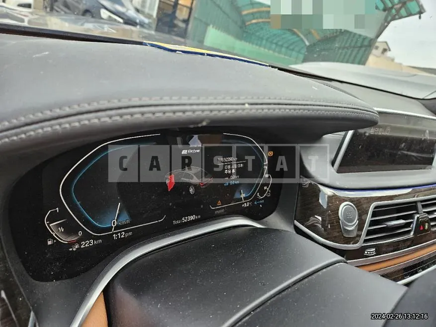 Photo 2 of 27: 2020 BMW 745LE iPerformance, VIN WBA7W2108MCF54284 — Korean insurance auction