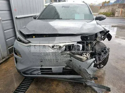 Photo 1 of 17: 2018 Hyundai Kona Electric, VIN KMHK381GFKU008967 — Korean insurance auction
