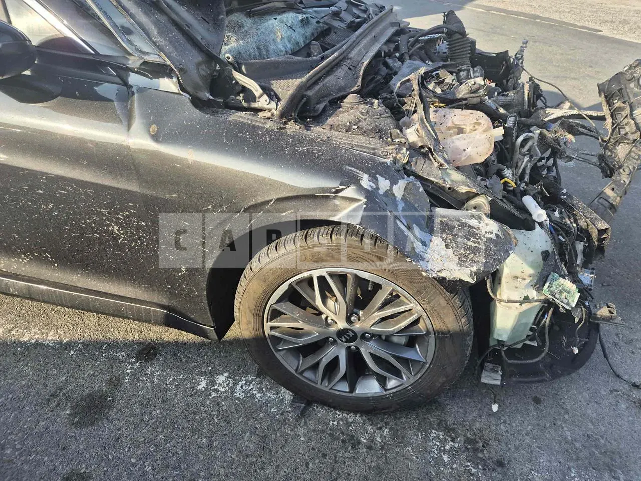 Photo 2 of 19: 2021 Kia K5, VIN KNAG241ABMA134630 — Korean insurance auction
