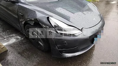 Photo 1 of 14: 2021 Tesla Model 3 Long Range — Korean insurance auction