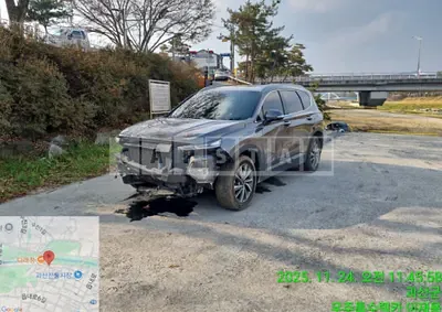 Photo 1 of 11: 2019 Hyundai Santa Fe, VIN KMHS281BDKU084260 — Korean insurance auction