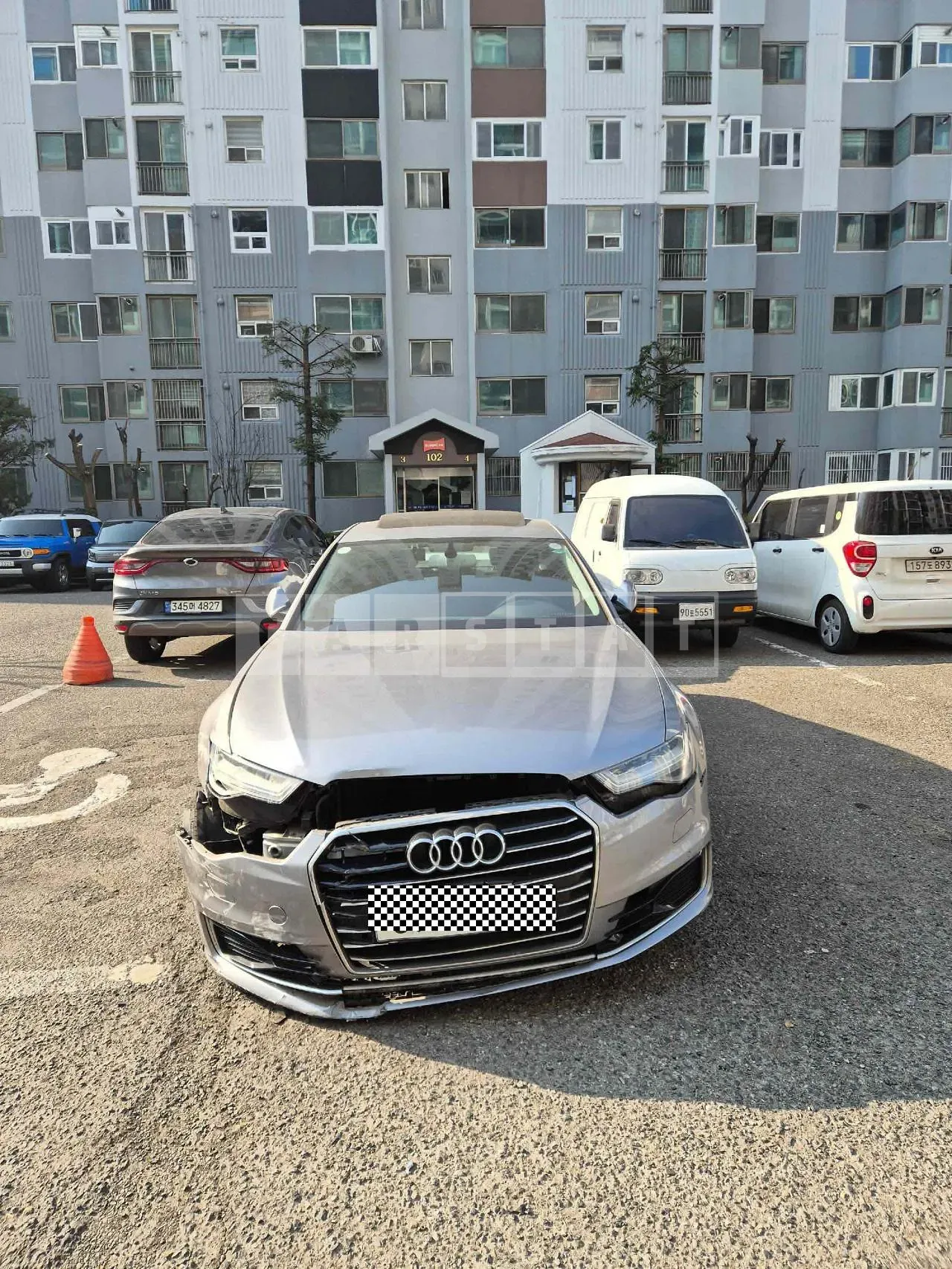 Photo 2 of 13: 2015 Audi A6 35 TDI, VIN WAUZZZ4G8GN042371 — Korean insurance auction