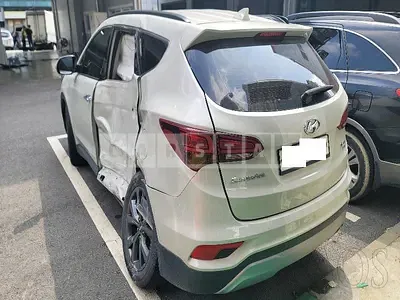 Photo 1 of 13: 2016 Hyundai Santa Fe, VIN KMHSW81XDGU542686 — Korean insurance auction