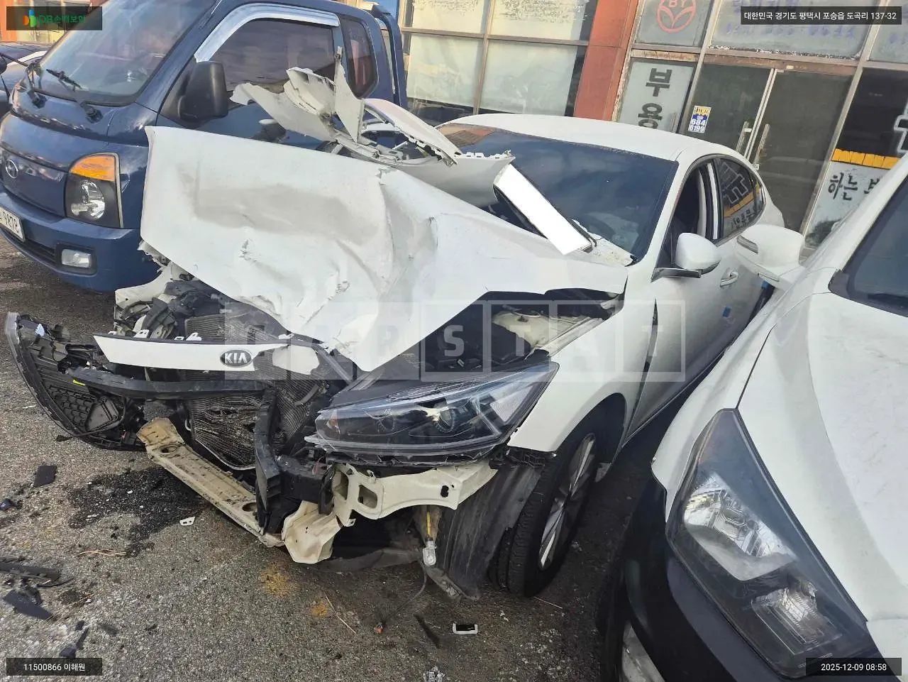 Photo 2 of 13: 2019 Kia K7, VIN KNALB415BKA162498 — Korean insurance auction