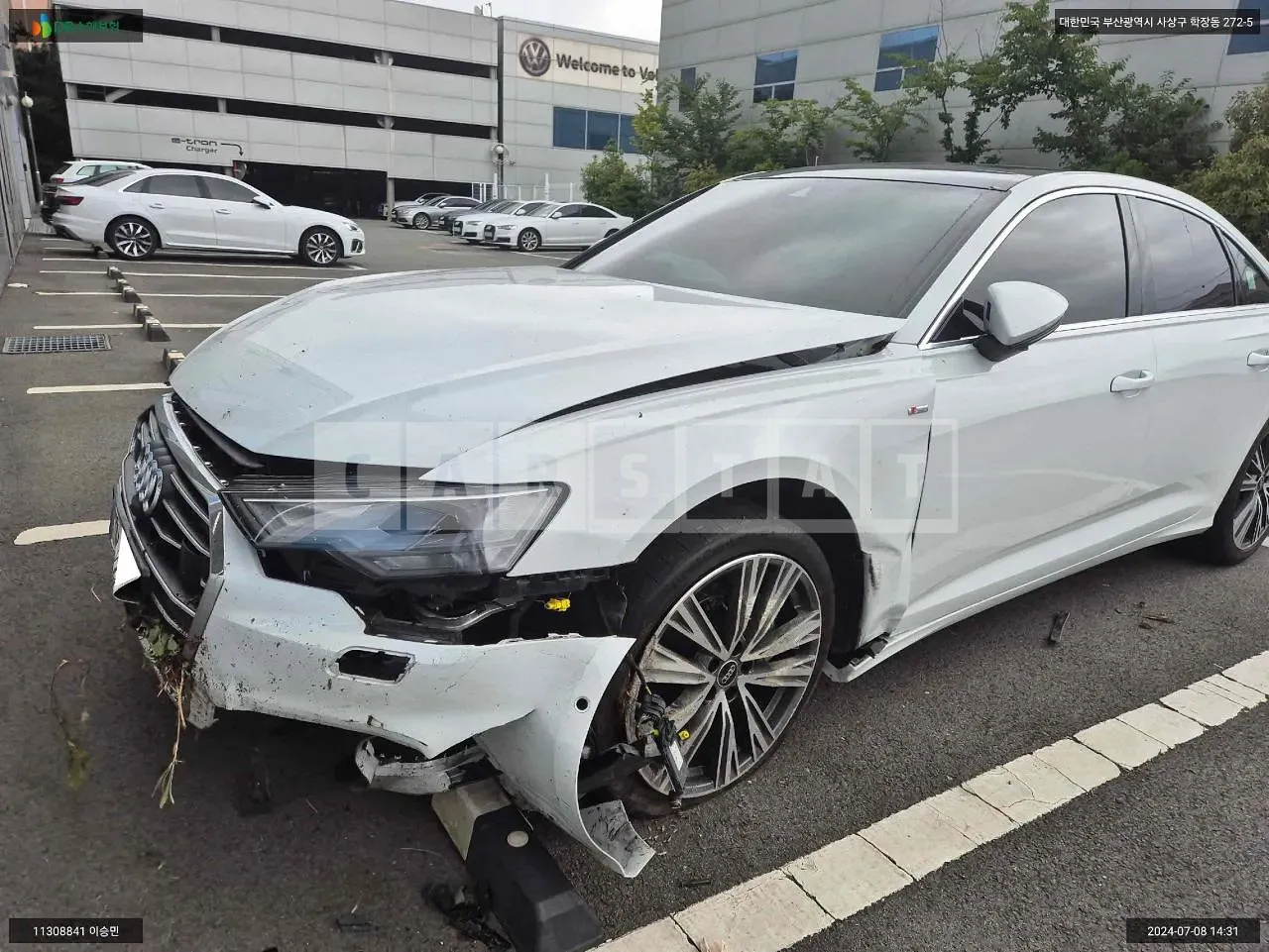 Photo 2 of 20: 2023 Audi A6 45 TFSI quattro, VIN WAUZZZF29PN026889 — Korean insurance auction