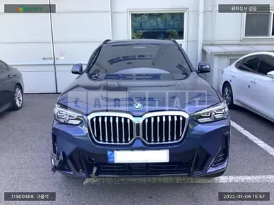 Photo 1 of 8: 2022 BMW X3 xDrive 20i, VIN WBA31DP01N9L03361 — Korean insurance auction
