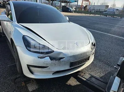 Photo 1 of 8: 2020 Tesla Model 3 Standard Range Plus RWD, VIN 5YJ3E1EA3LF750181 — Korean insurance auction