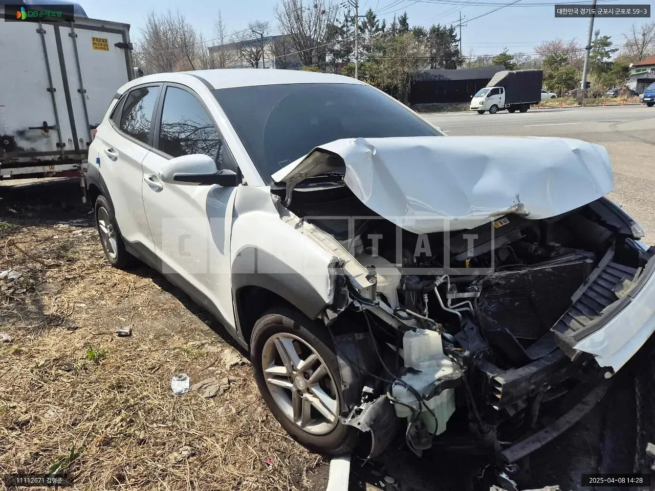 Photo 2 of 14: 2018 Hyundai Kona, VIN KMHK4815GJU155010 — Korean insurance auction