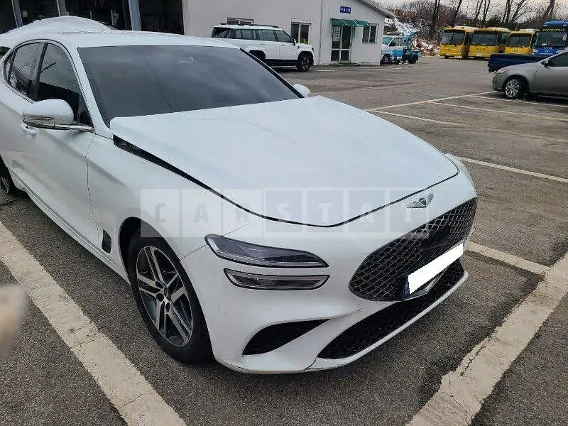 Photo 2 of 16: 2021 Genesis G70, VIN KMTG441BDMU090524 — Korean insurance auction