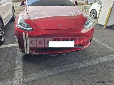 Photo 1 of 29: 2022 Tesla Model Y LongRange, VIN 7SAYGDEE1NF501484 — Korean insurance auction