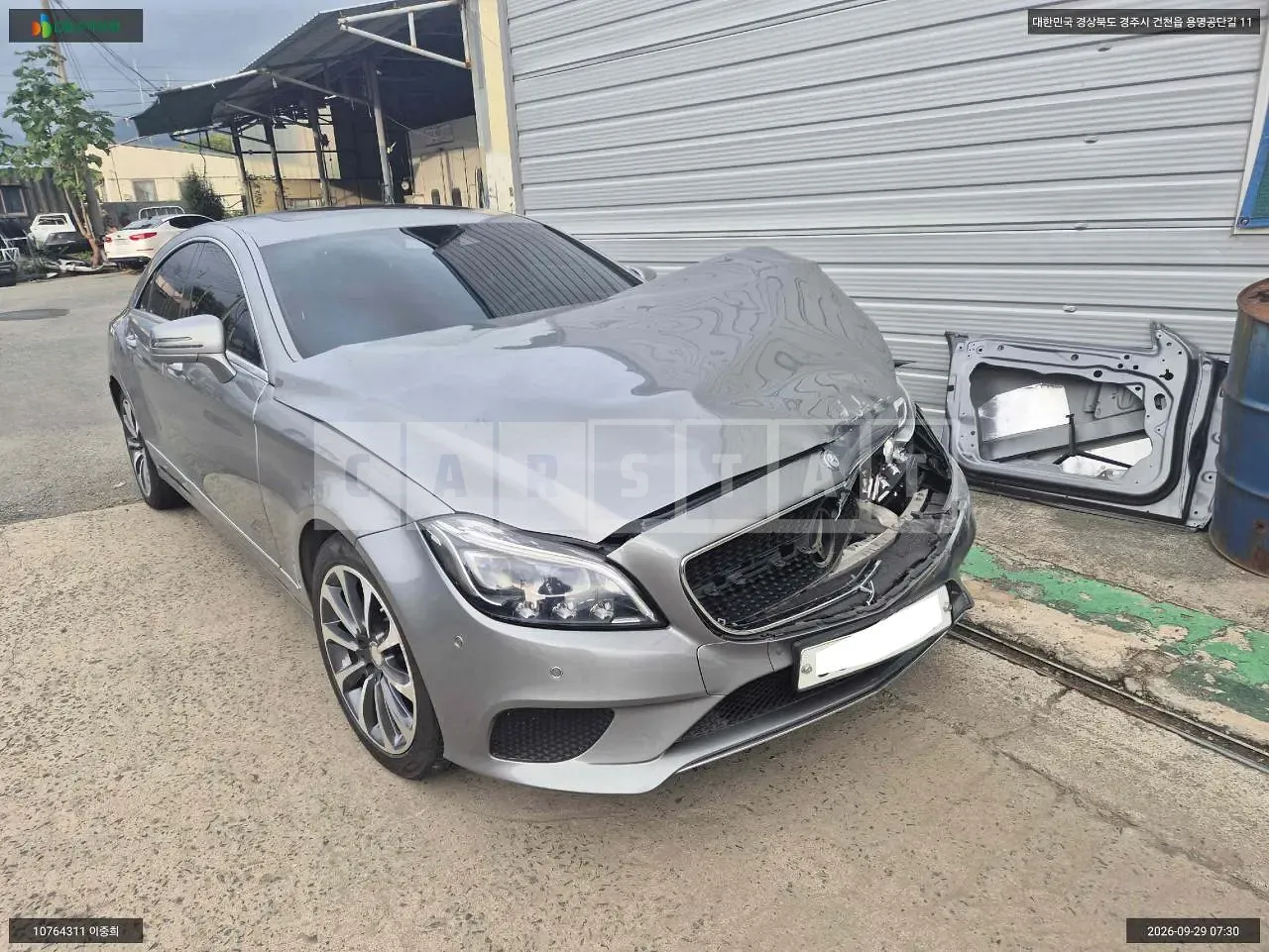Photo 2 of 9: 2015 Mercedes-Benz CLS250 BlueTec 4Matic, VIN WDDLJ9HB4FA139951 — Korean insurance auction