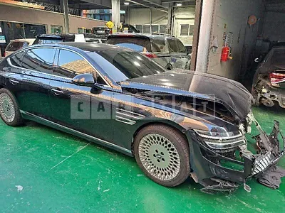 Photo 1 of 27: 2020 Genesis G80, VIN KMTGB41CBMU048742 — Korean insurance auction