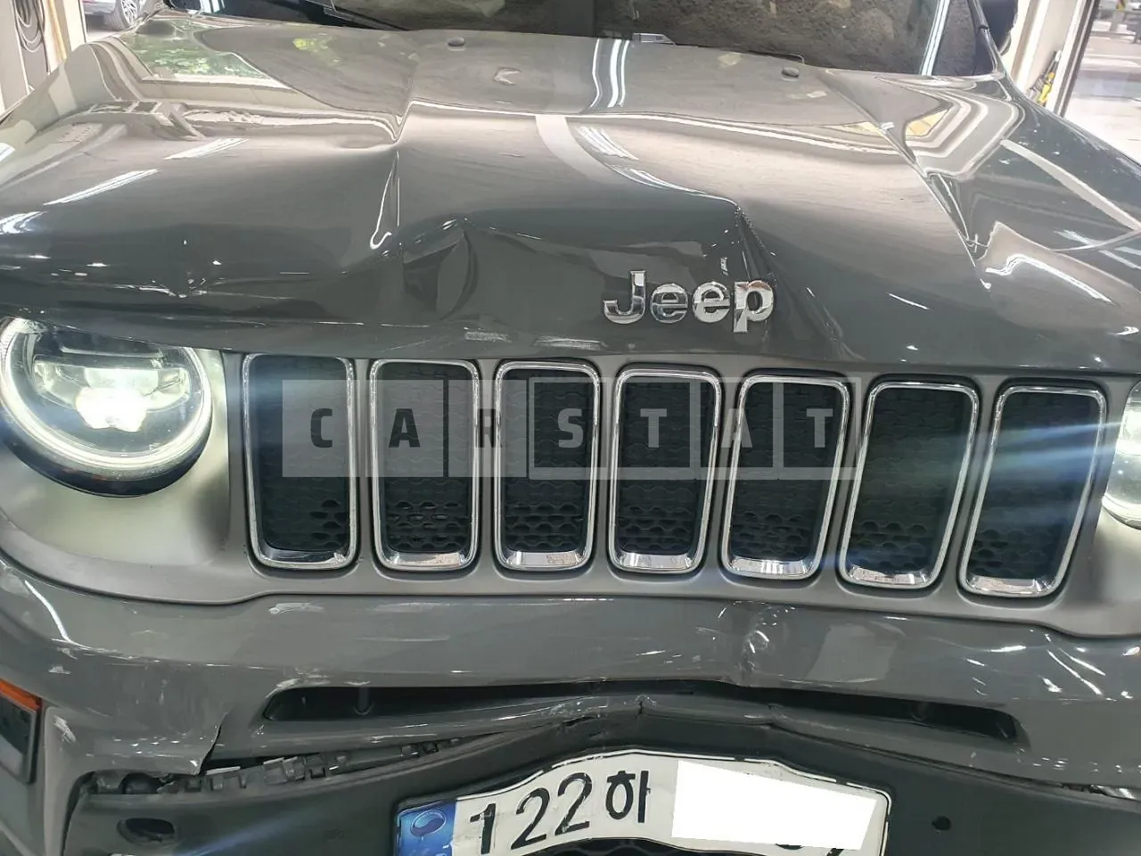 Photo 2 of 15: 2021 Jeep Zip Renegade 2.4 FWD, VIN 1C4NJCDB8MPN40807 — Korean insurance auction