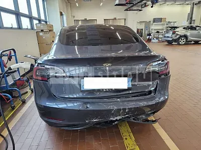 Photo 1 of 18: 2022 Tesla Model 3 Long Range, VIN 5YJ3E1EB6NF307065 — Korean insurance auction