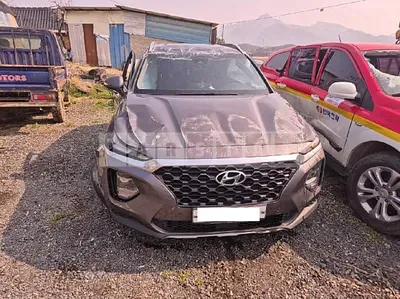 Photo 1 of 10: 2020 Hyundai Santa Fe, VIN KMHS381BBLU211792 — Korean insurance auction