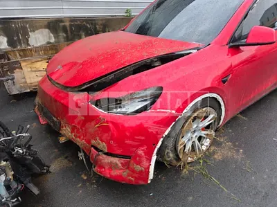 Photo 1 of 10: 2021 Tesla Model Y LongRange — Korean insurance auction