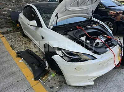 Photo 1 of 11: 2024 Tesla Model 3 LongRange — Korean insurance auction