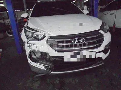 Photo 1 of 21: 2016 Hyundai Santa Fe DM, VIN KMHSW81UBHU751261 — Korean insurance auction