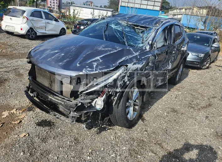 Photo 2 of 7: 2016 Hyundai Santa Fe, VIN KMHSW81UBGU561890 — Korean insurance auction