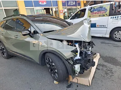 Photo 1 of 12: 2022 Kia Sportage, VIN KNAPV81BGNK000683 — Korean insurance auction