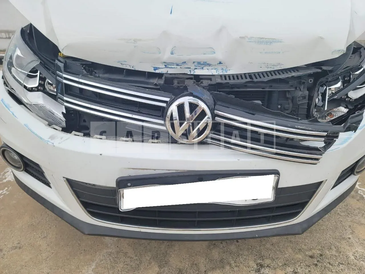 Photo 2 of 22: 2016 Volkswagen Tiguan 2.0 TDI BMT, VIN WVGZZZ5NZGW084445 — Korean insurance auction