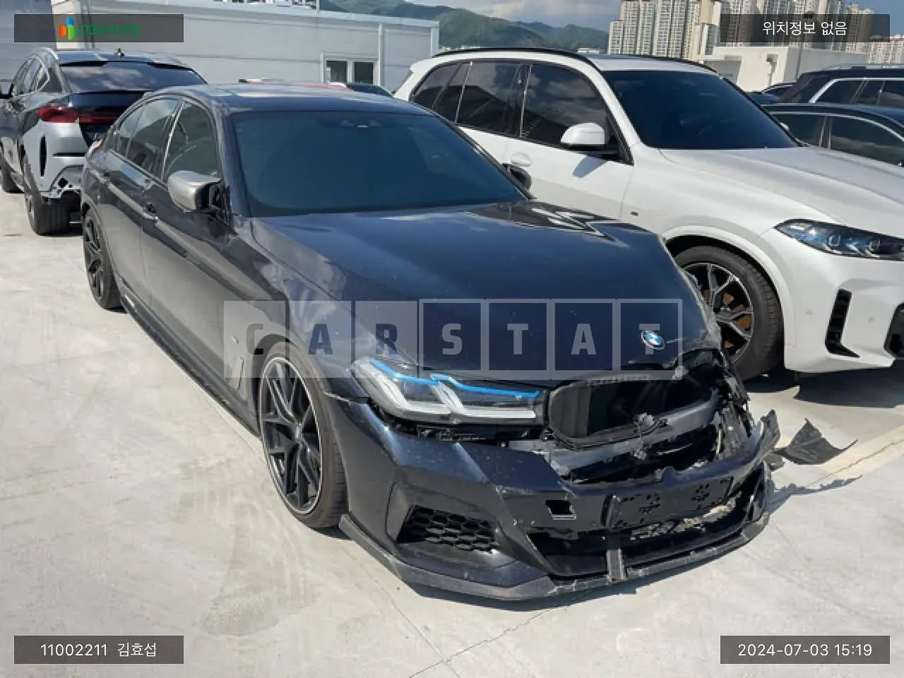 Photo 2 of 42: 2018 BMW M550d xDrive, VIN WBAJD7109JBM19404 — Korean insurance auction