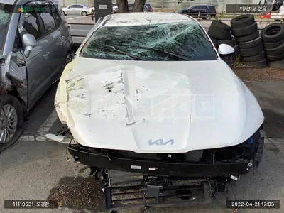 Photo 1 of 19: 2021 Kia K5, VIN KNAG241JBNA021930 — Korean insurance auction