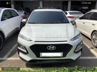 Photo 1 of 19: 2017 Hyundai Kona, VIN KMHK4815GJU006802 — Korean insurance auction