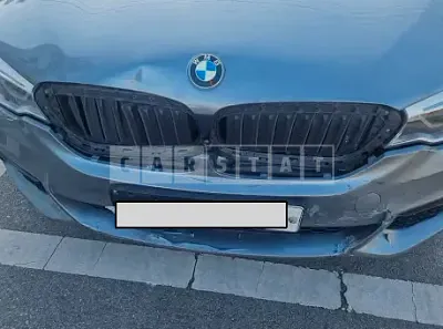 Photo 1 of 9: 2018 BMW 530i xDrive, VIN WBAJD9107JWC81577 — Korean insurance auction