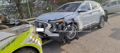 Photo 1 of 6: 2018 Hyundai Kona, VIN KMHK4815GJU180957 — Korean insurance auction