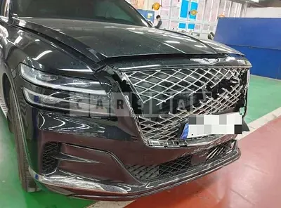 Photo 1 of 36: 2021 Genesis GV80 2.5 (4WD), VIN KMTHA81BDNU085946 — Korean insurance auction