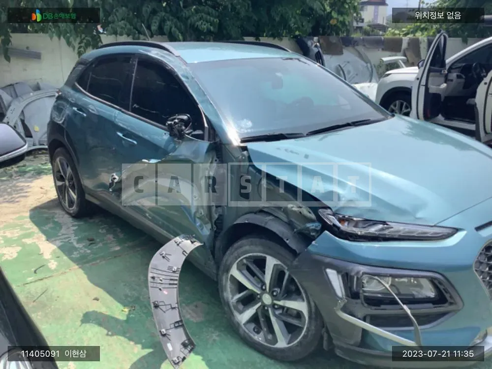 Photo 2 of 11: 2018 Hyundai Kona, VIN KMHK5816GJU257364 — Korean insurance auction