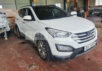 Photo 1 of 16: 2015 Hyundai Santa Fe, VIN KMHSW81UBFU384104 — Korean insurance auction