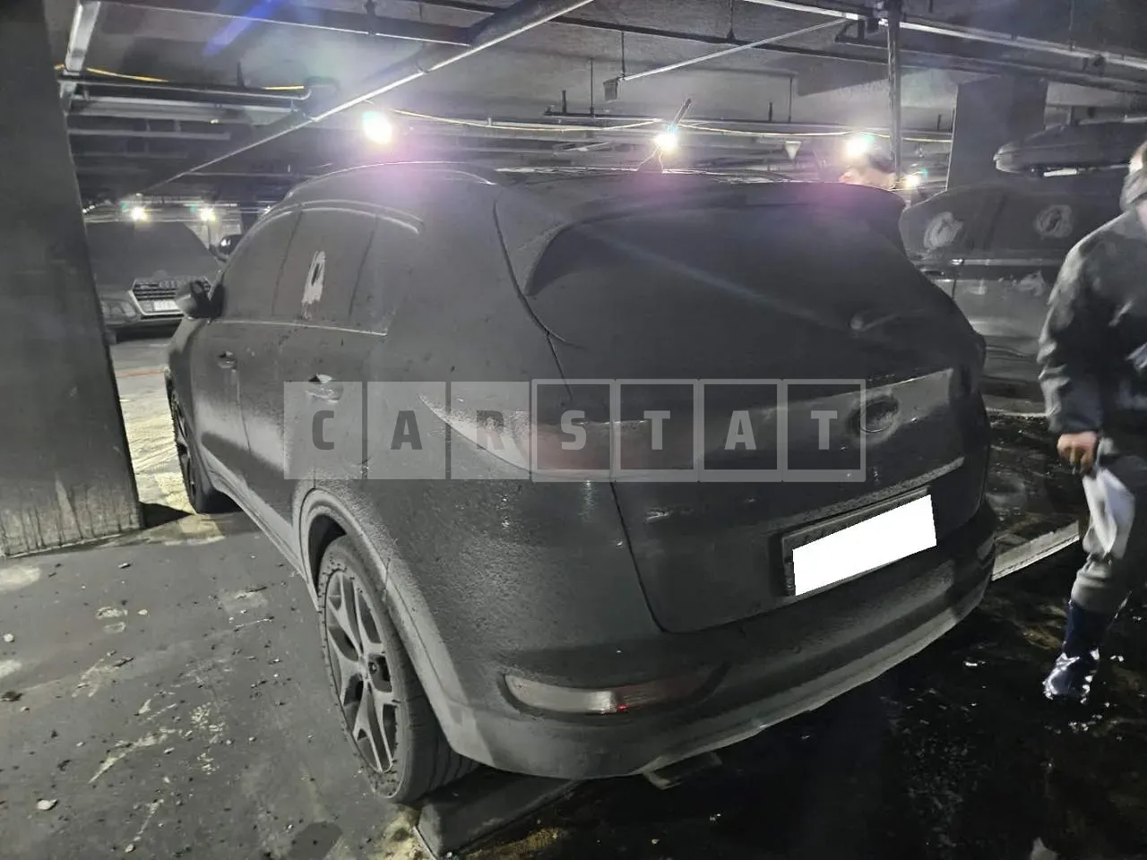 Photo 2 of 4: 2017 Kia Sportage, VIN KNAPN813BJK336571 — Korean insurance auction