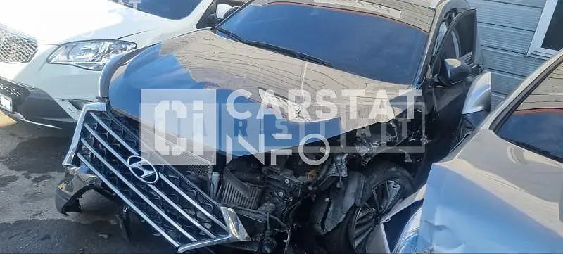 Photo 2 of 10: 2018 Hyundai Tucson, VIN KMHJ581ABKU864657 — Korean insurance auction