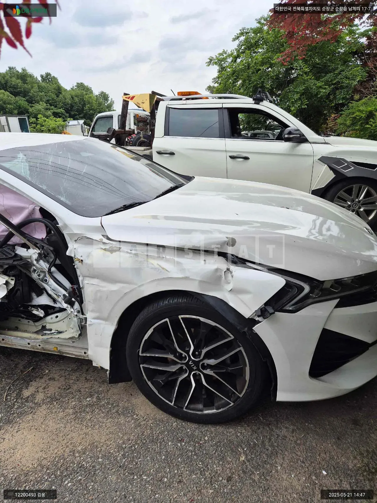 Photo 2 of 9: 2020 Kia K5, VIN KNAG141BBLA022749 — Korean insurance auction
