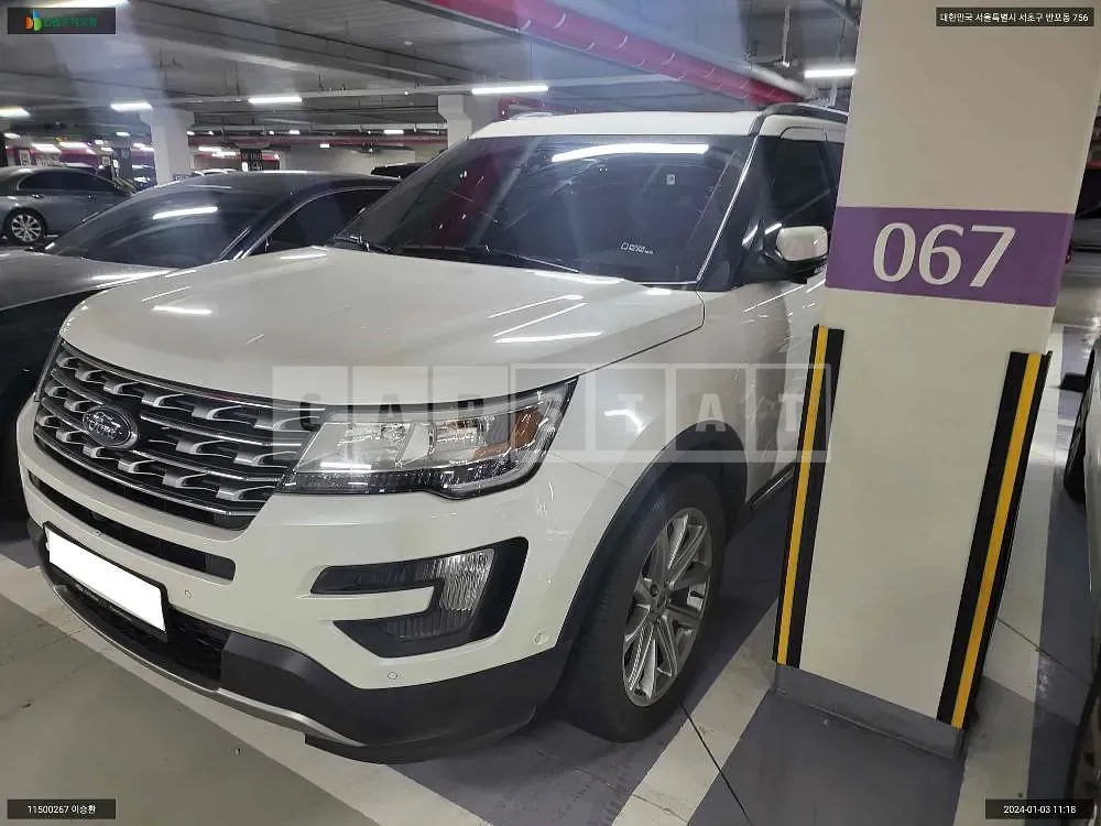 Photo 2 of 14: 2015 Ford Explorer 2.3, VIN 1FM5K8FHXGGA41003 — Korean insurance auction