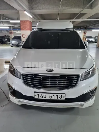 Photo 1 of 3: 2017 Kia All New Carnival Hi-Limousine Diesel 7-Seater President, VIN KNAME81ABJS387536 — Korean insurance auction