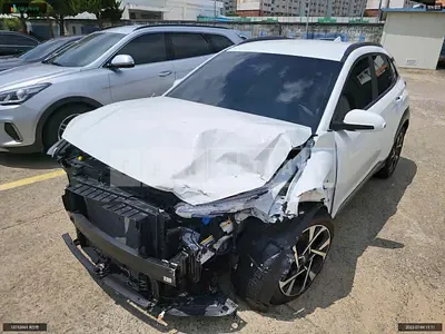 Photo 1 of 8: 2022 Hyundai Kona, VIN KMHK5813HNU860170 — Korean insurance auction